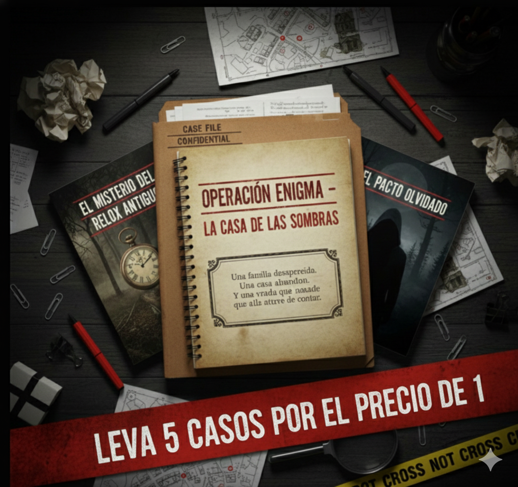 OFERTA RELÁMPAGO: 5 CASOS POR EL PRECIO DE 1!